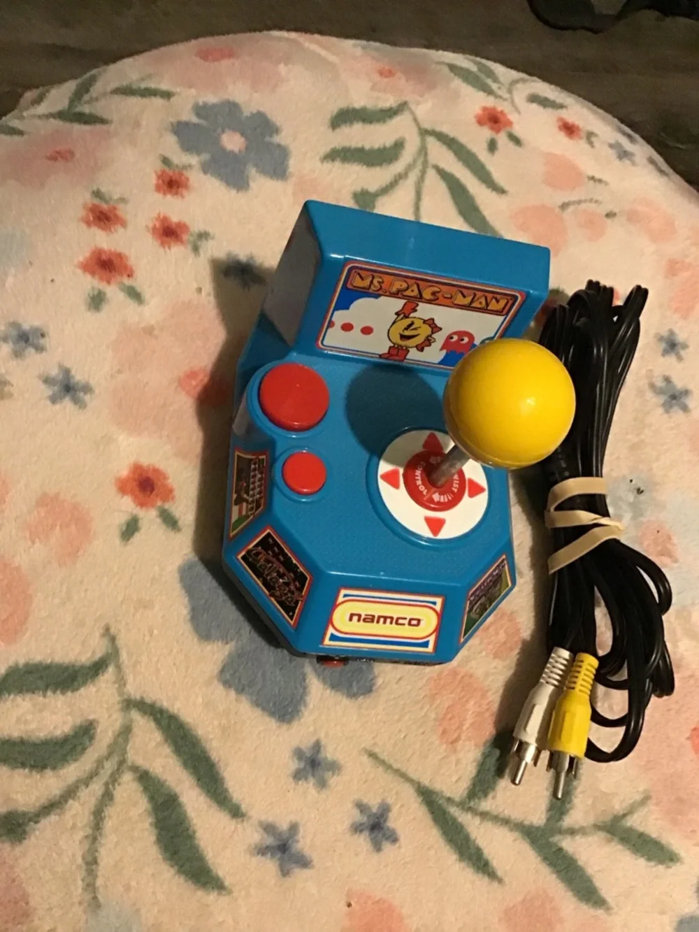 Namco Blue & Yellow Mini Arcade Joystick Controller